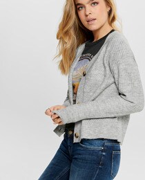 hip length cardigan womens
