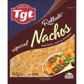 TGT queso rallado especial nachos bolsa 200 g