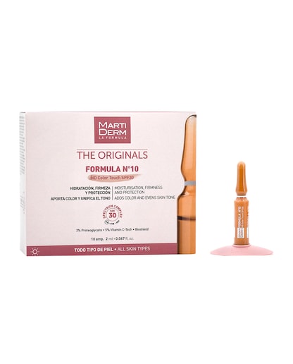 10 Ampollas Formula Nº10 HD Color Touch SPF30 The Originals MartiDerm
