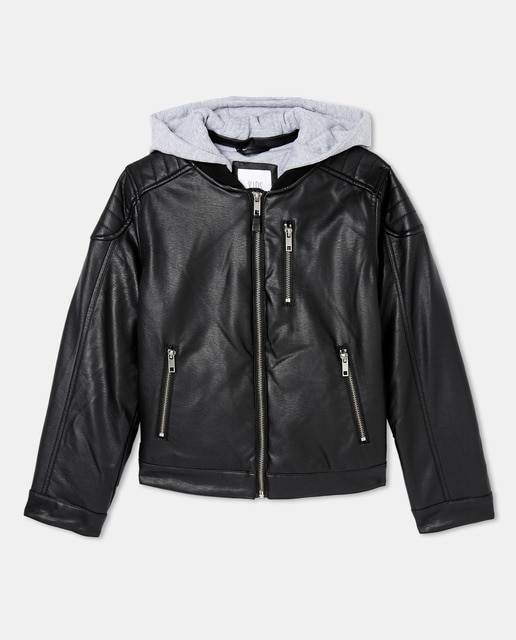 boys biker jacket