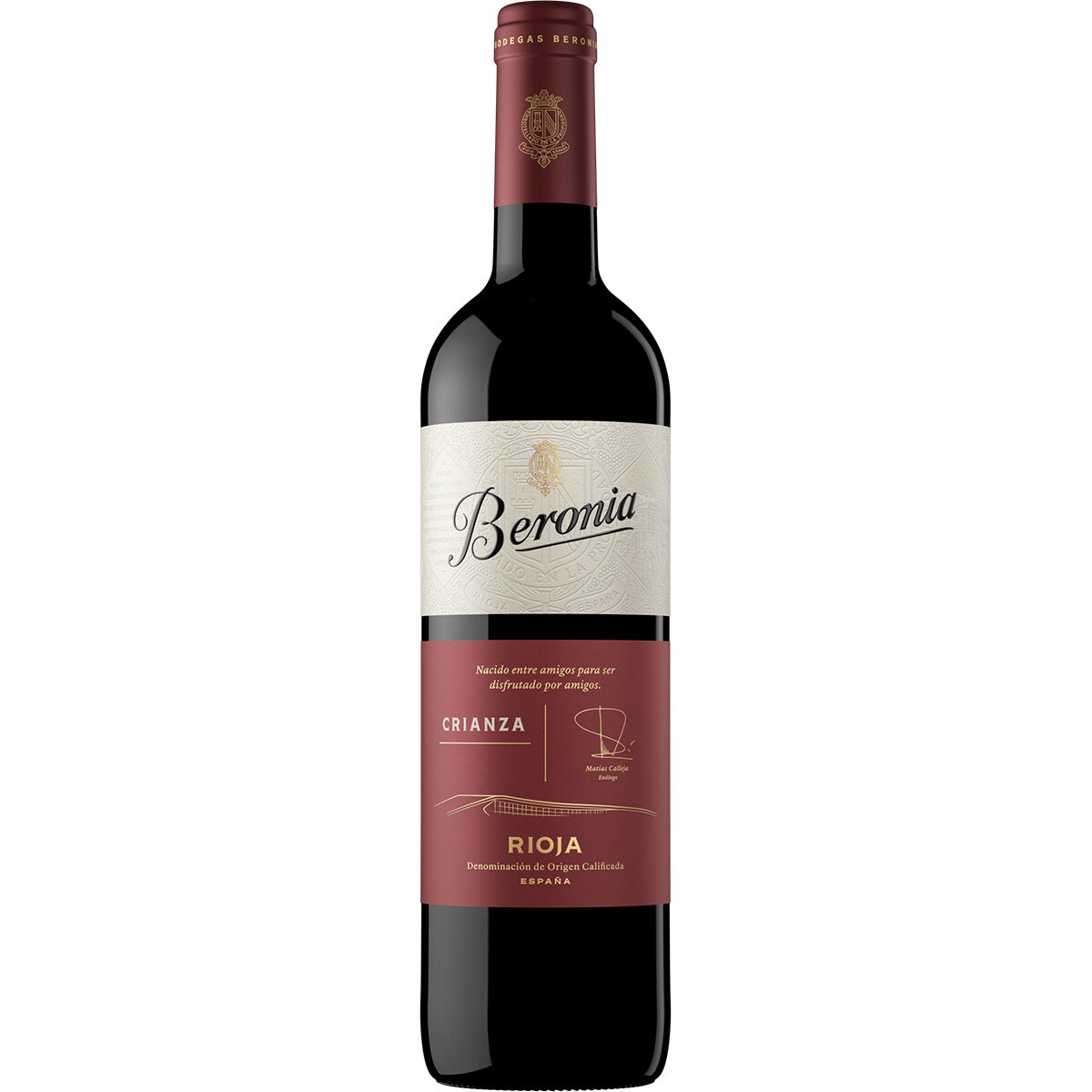 Vino Tinto Crianza DOCa Rioja Botella 75 Cl · BERONIA · Supermercado El ...