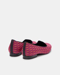fuchsia flat shoes