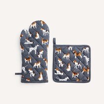 Ensemble manique et gant de cuisine Dogs El Corte Inglés