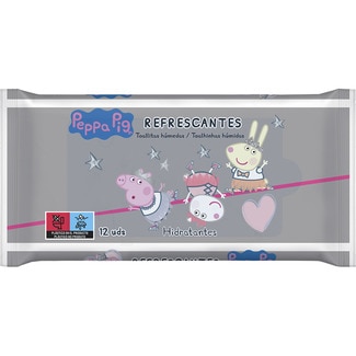 Toallitas húmedas refrescantes Pepa Pig envase 12 unidades - Peppa Pig