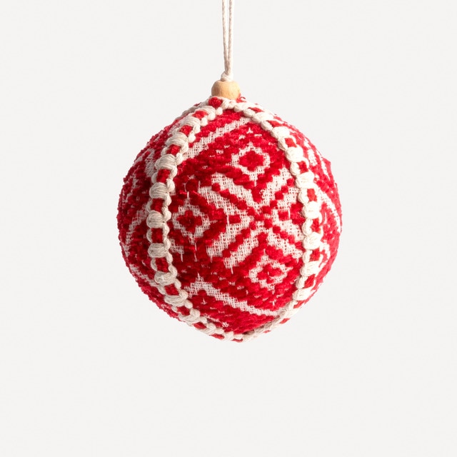 Bola con motivos geométricos Navidad El Corte Inglés
