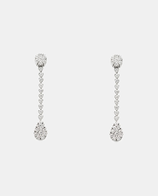 Pendientes de oro y diamantes