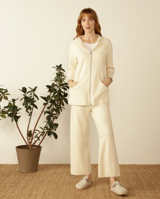 Comfort line knit palazzo trousers · Women's fashion · El Corte Inglés