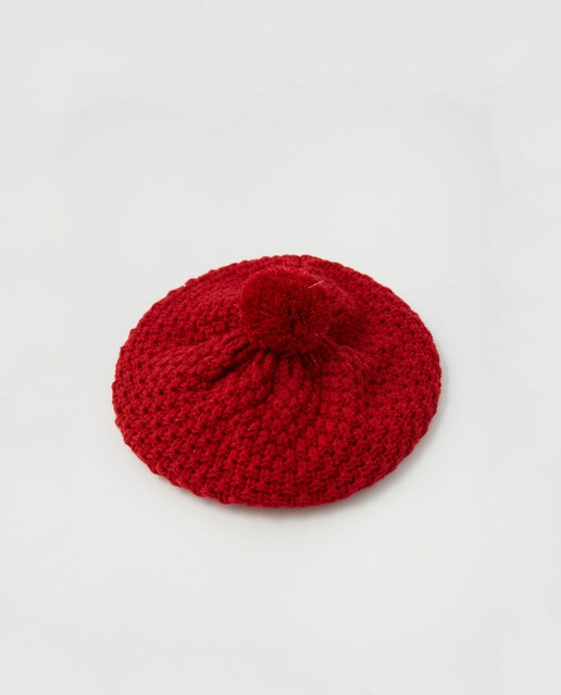 Girls' knit beret · Children's fashion 