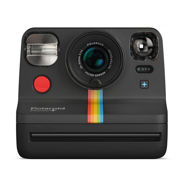 Cámara instantánea Polaroid Now+ Negra (Reacondicionado grado A)