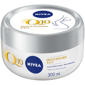 Nivea Creme Refirmante + Remodelador para Todos os Tipos Pele Q10 Multi Power embalagem 300 ml