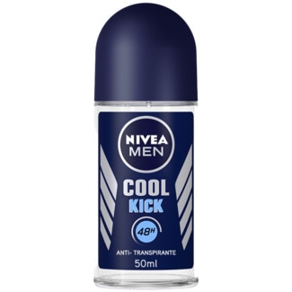 Nivea Men Desodorizante Roll-On Anti-Transpirante Cool Kick embalagem 50 ml