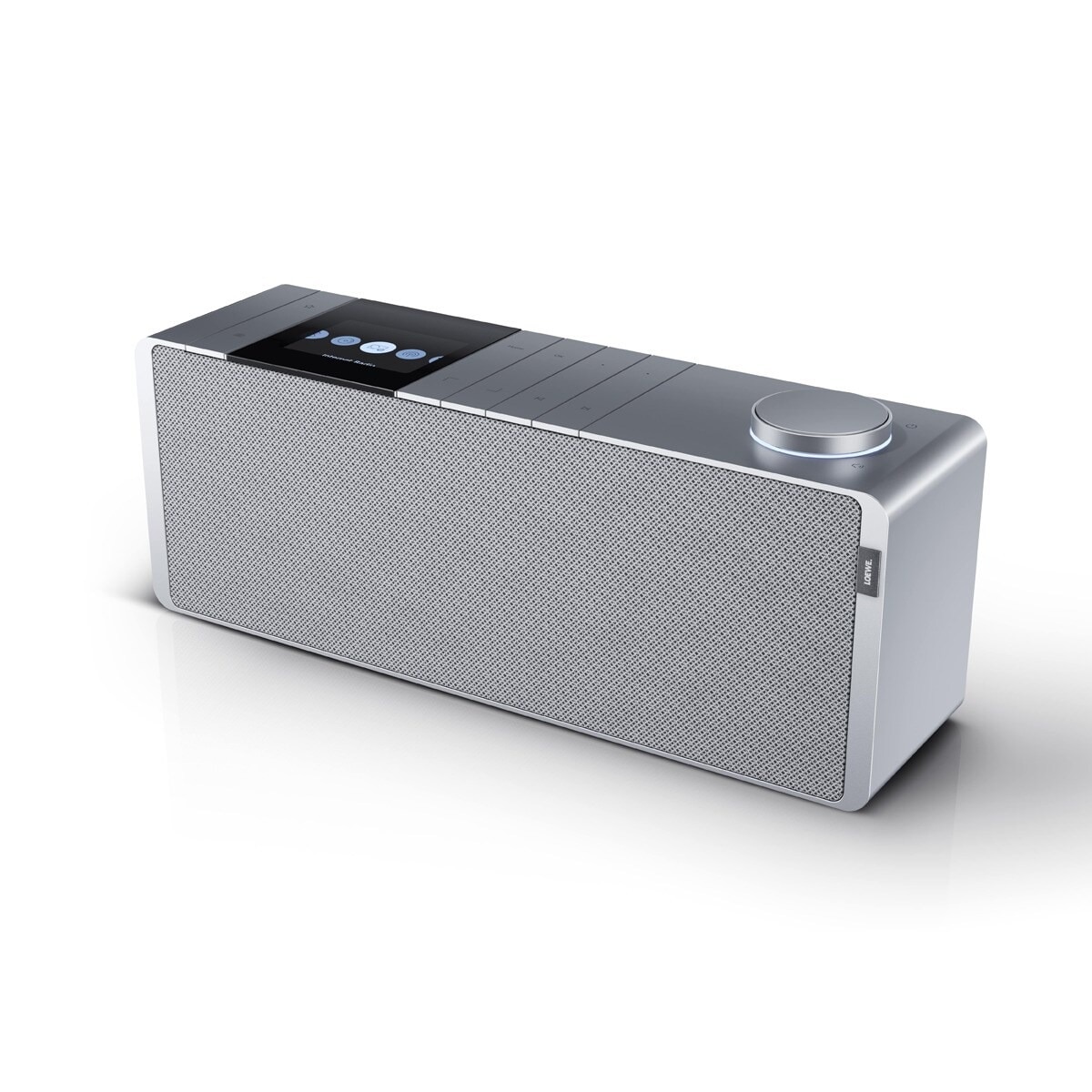LOEWE - Altavoz con radio inteligente Loewe Klang s1, Wi-Fi y Bluetooth, Gris claro.