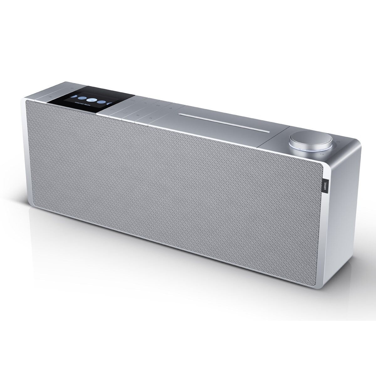 LOEWE - Altavoz con radio inteligente y CD Loewe Klang s3, Wi-Fi y Bluetooth, Gris claro.