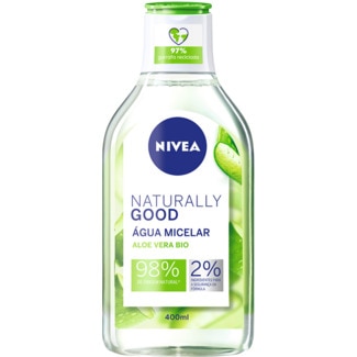 Nivea Água Micelar Faial Aloe Vera Bio Naturally Good embalagem 400 ml