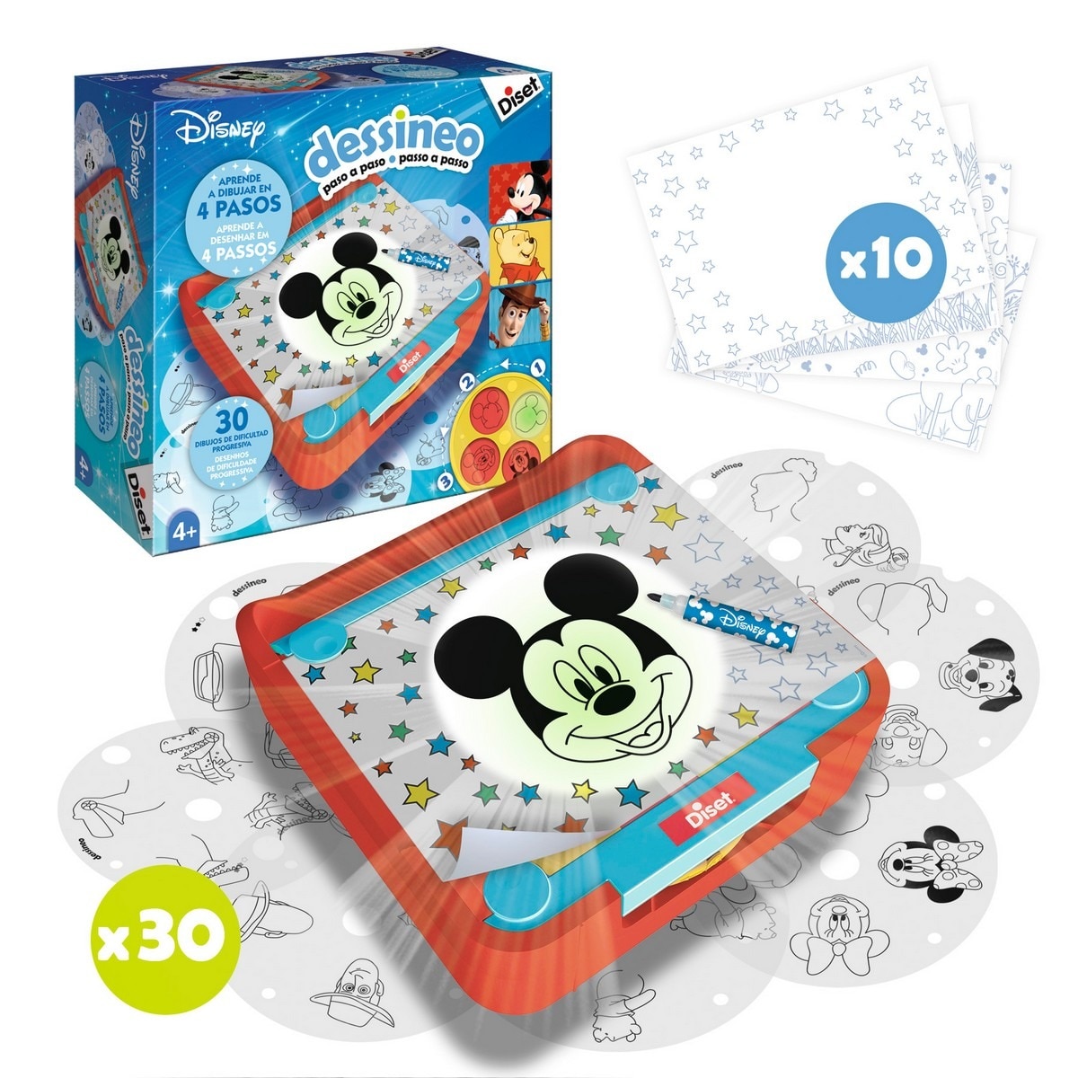 Imagem 0 de Dessineo aprende a Desenhar - passo a passo Disney Diset