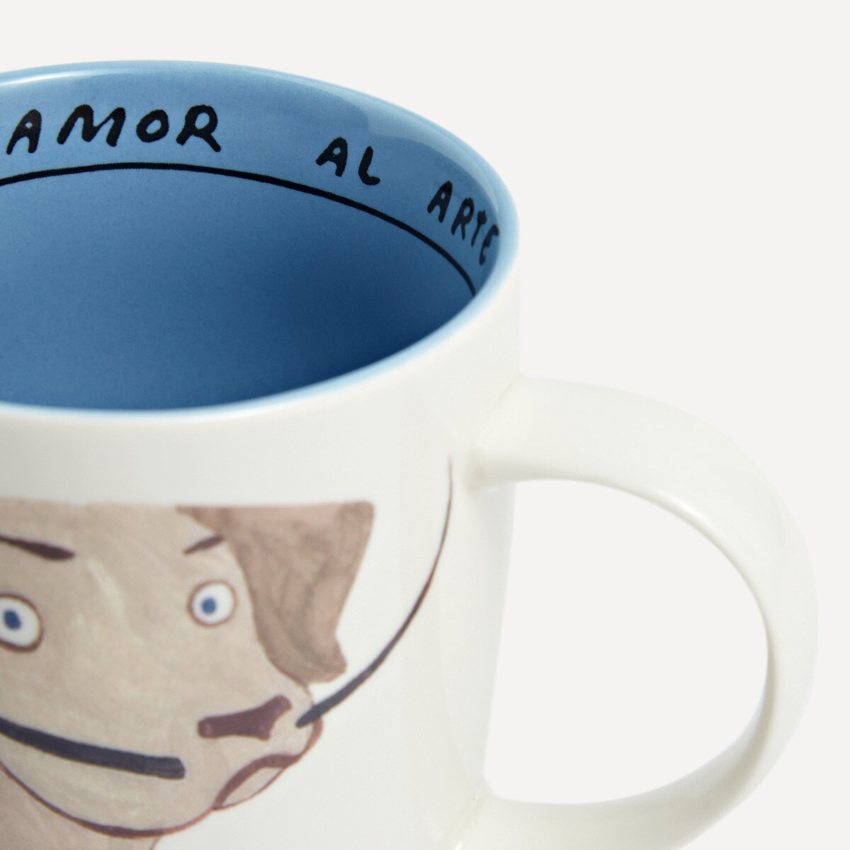 Caneca Cão Dali Azul-2