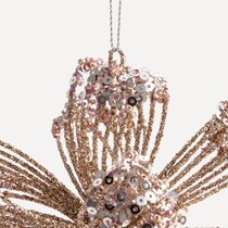 El Corte Inglés diamanté flower Christmas tree decoration