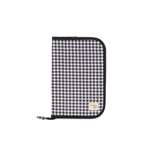 Portadocumentos Walking Mum I Love Vichy negro