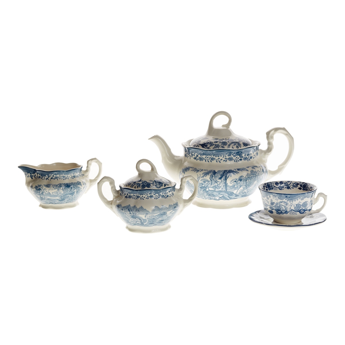 La Cartuja De Sevilla - Juego De Té 27 Piezas Aurora Ceilan La Cartuja De Sevilla.