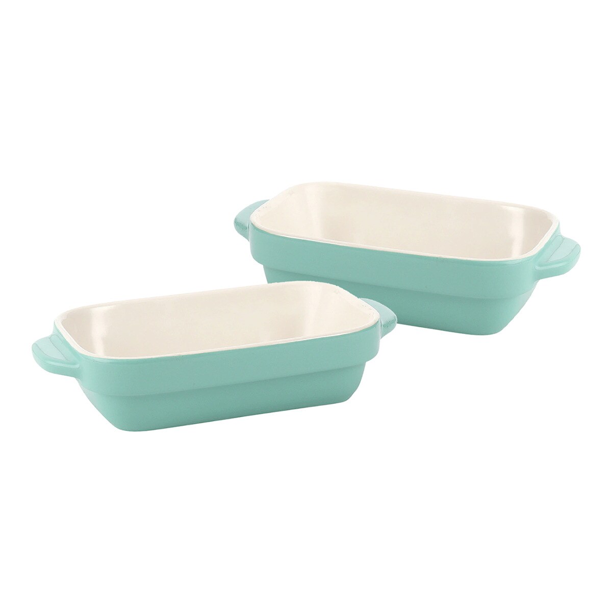 Fuente De Horno De Cerámica Con Estampado De Flores - 730 Ml, Resistente Al Calor, Con Asas, Ideal Para Lasaña Y Guisos