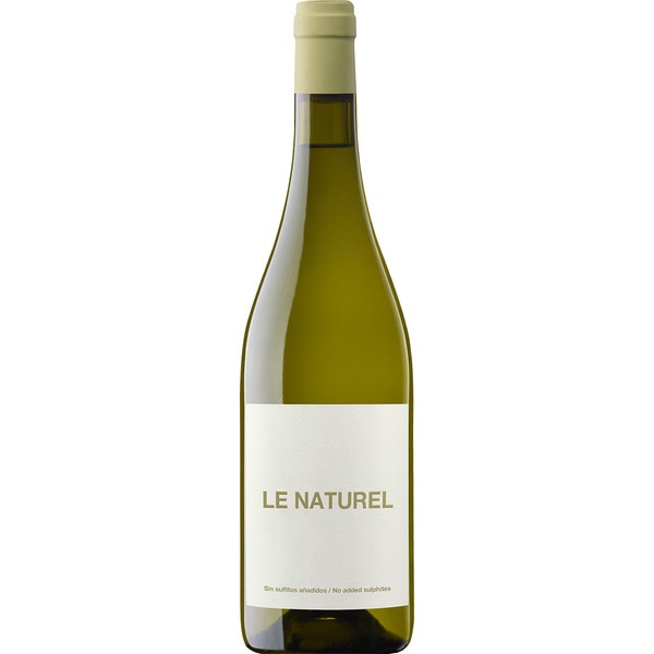 Organic garnacha blanca white wine no sulphites DO Navarra bottle 75 cl