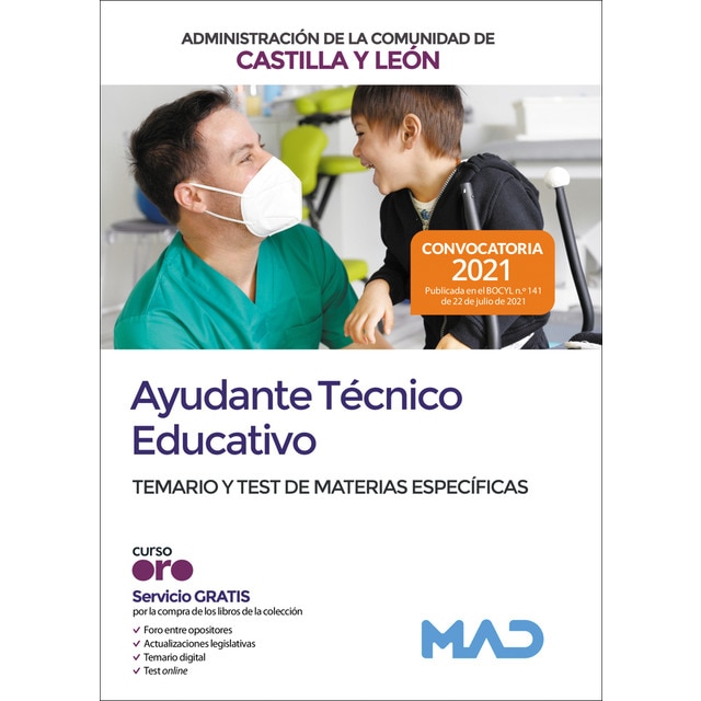 Ayudante de cocina de la administración de la comunidad de castilla y león. Temario y test materias comunes