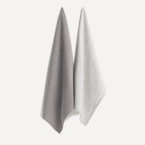 Set of 2 El Corte Inglés Mast sustainable cotton twill tea towels