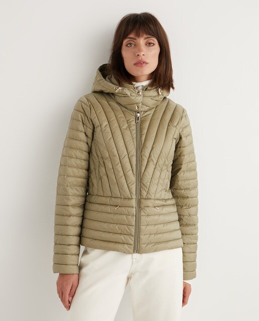 Light on sale quilted coat