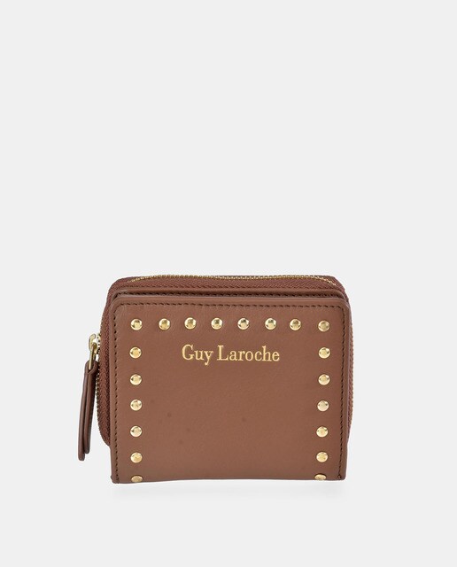Guy Laroche women's small brown leather wallet with double compartment ·  Women's fashion · El Corte Inglés