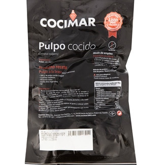 Pulpo cocido peso aproximado pieza 500-700 g - Cocimar