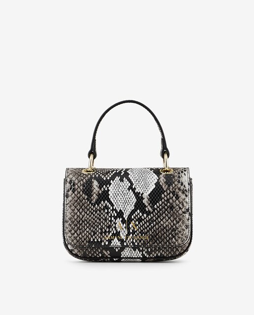 small snakeskin bag