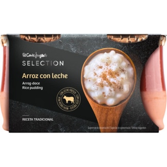El Corte Inglés Selection Arroz Doce com Leite Pack 2 embalagem 140 g