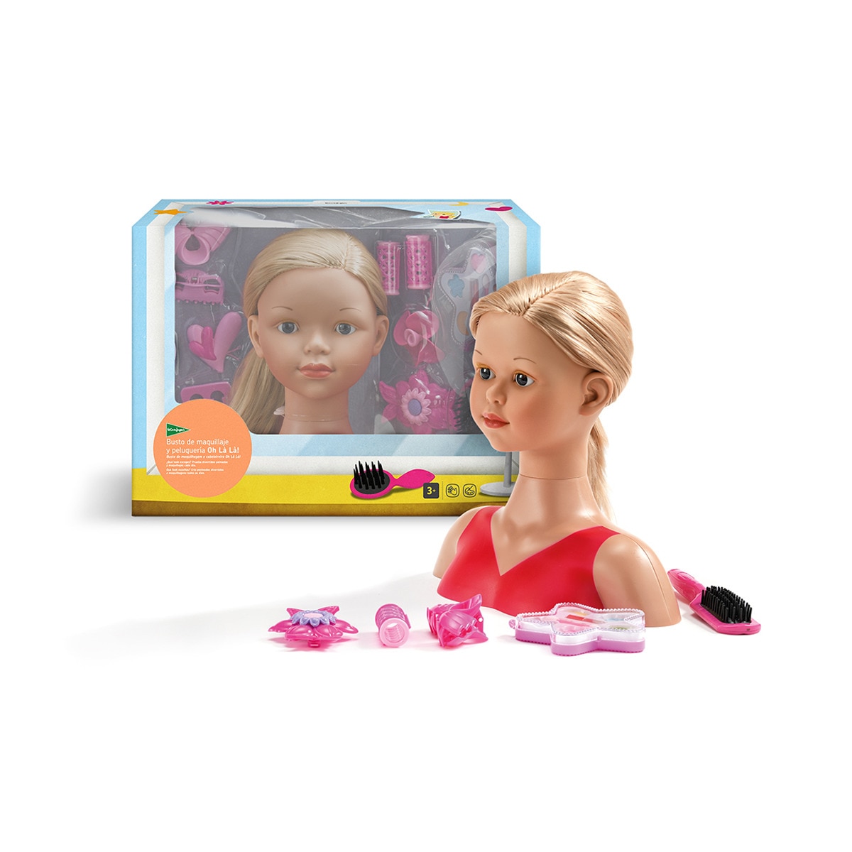 Frozen Juguetes Busto Muñeca Para Peinar Y Maquillar Bayer Design