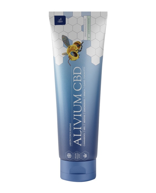 Crema de Masaje efecto frío Alivium CBD 75 ml The Beemine Lab