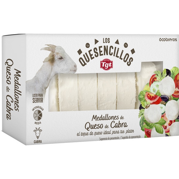 LOS QUESENCILLOS medallones de queso de cabra envase 100 g