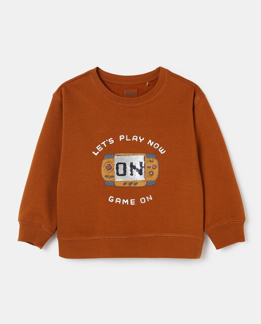 boys sequin sweatshirt