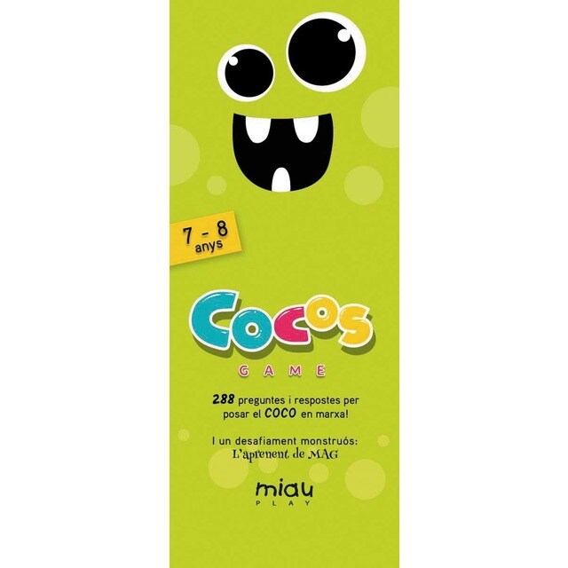 Cocos game 7-8 anys: 288 preguntes i respostes perposar el coco en marxa (Tapa blanda)