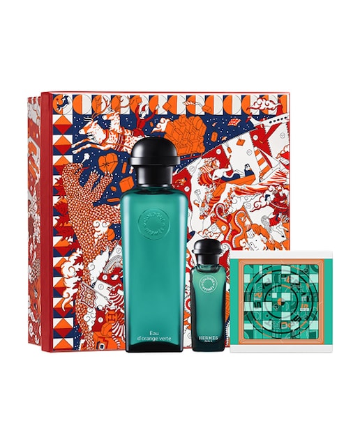Hermès – Estuche de regalo Eau de Cologne Eau d’Orange Verte Hermès.