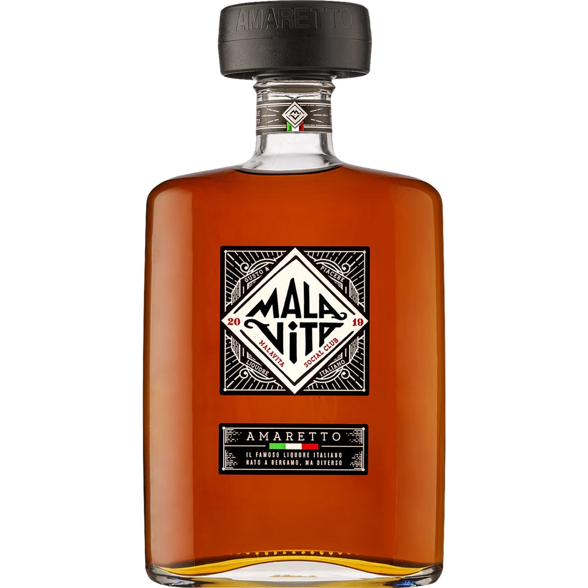 Amaretto italienischer Likör Flasche 70 cl · MALAVITA · Supermercado El ...