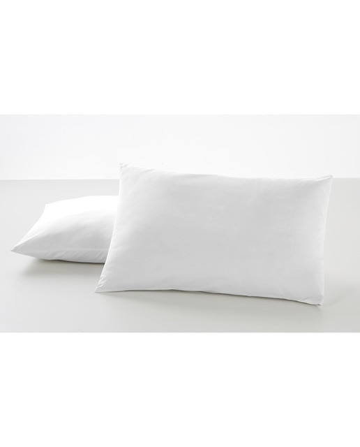 Pack 2 fundas almohada blanco