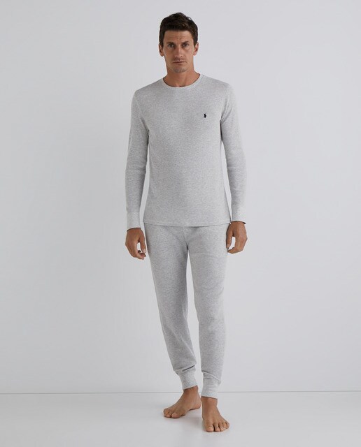 Men's grey cotton pyjama bottoms · Men 