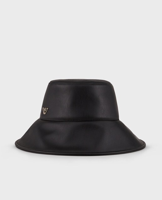 Women's eco-leather bucket hat · Women 