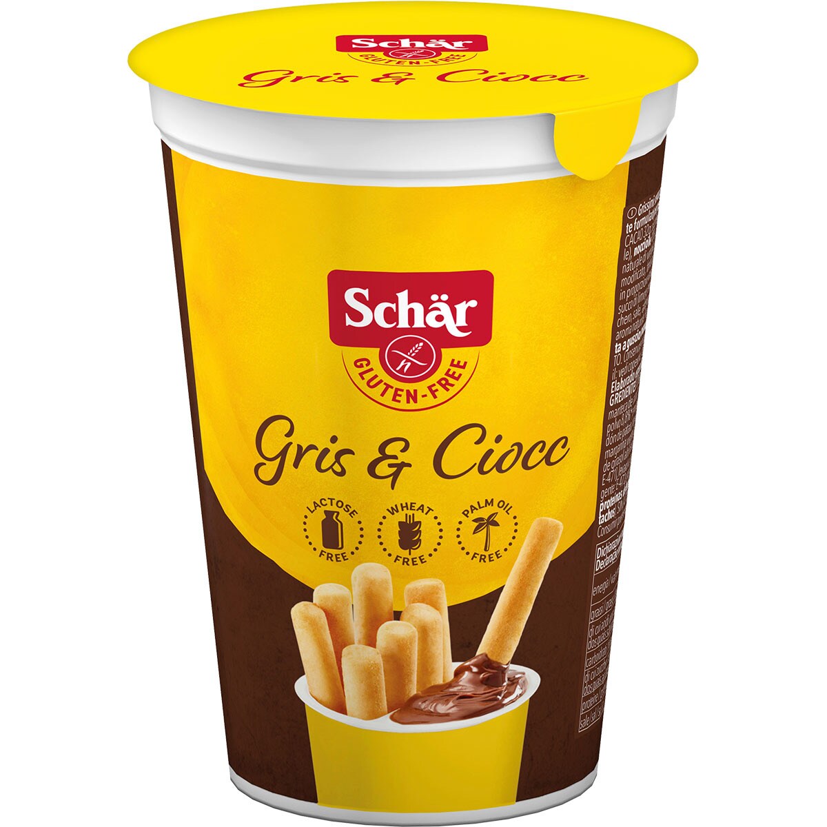 Gris & Ciocc breadsticks with cocoa cream, glutenfree, lactosefree