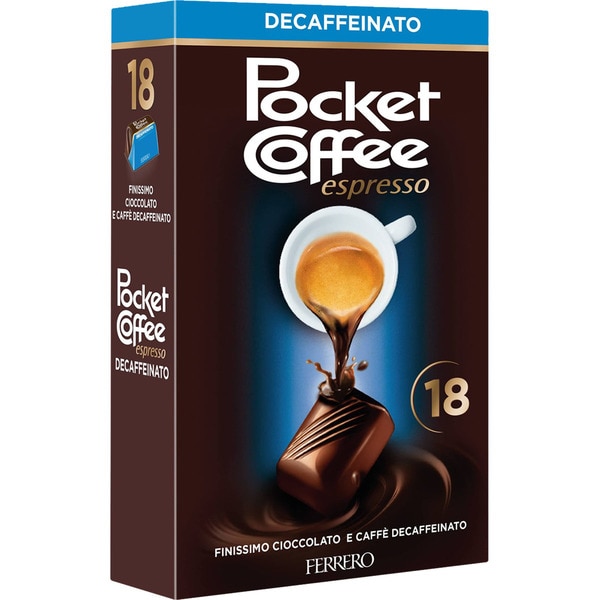 FERRERO POCKET COFFEE bombones de chocolate con café descafeinado estuche 225 g 