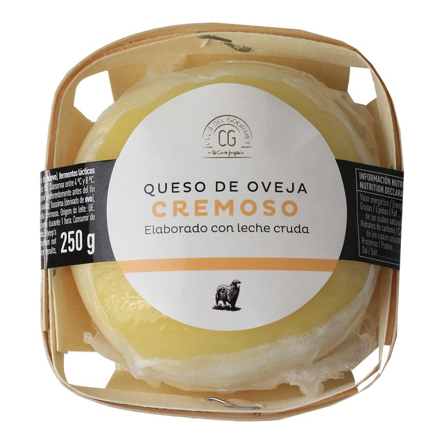 Torta cremosa de leche cruda de oveja Club del Gourmet