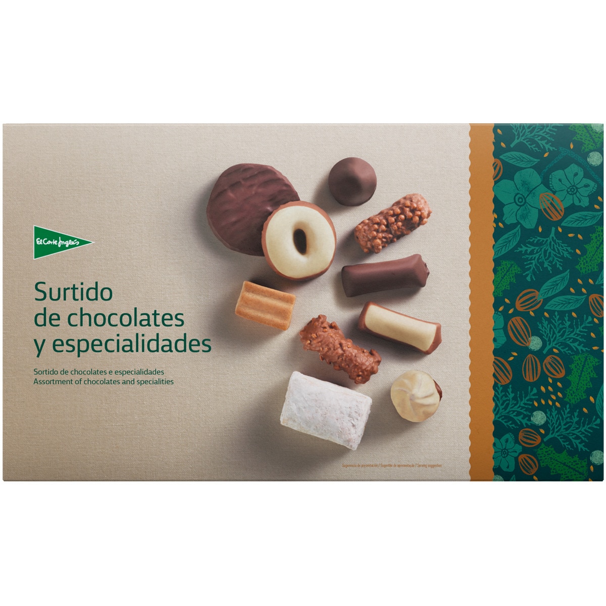 Surtido de chocolates y especialidades estuche 400 g · EL CORTE INGLES