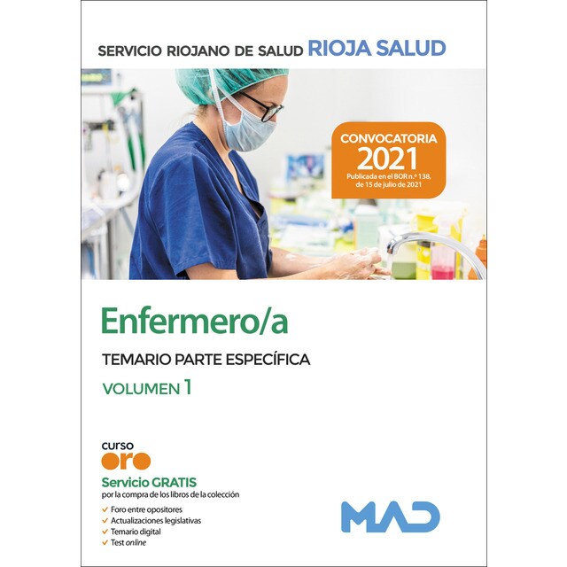 Enfermeros del Servicio Aragonés de Salud. Temario Específico Volumen I (Tapa blanda)