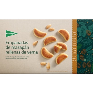 EL CORTE INGLES Pasteten aus Marzipan mit Eigelbfüllung Karton 200 g