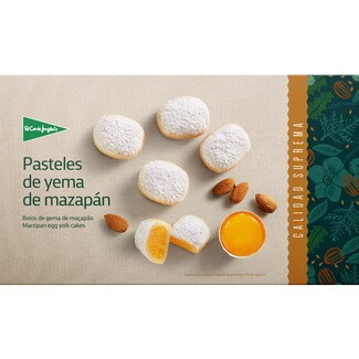 EL CORTE INGLES Eigelb-Konfekt mit Marzipan Spitzenqualität Karton 300 g