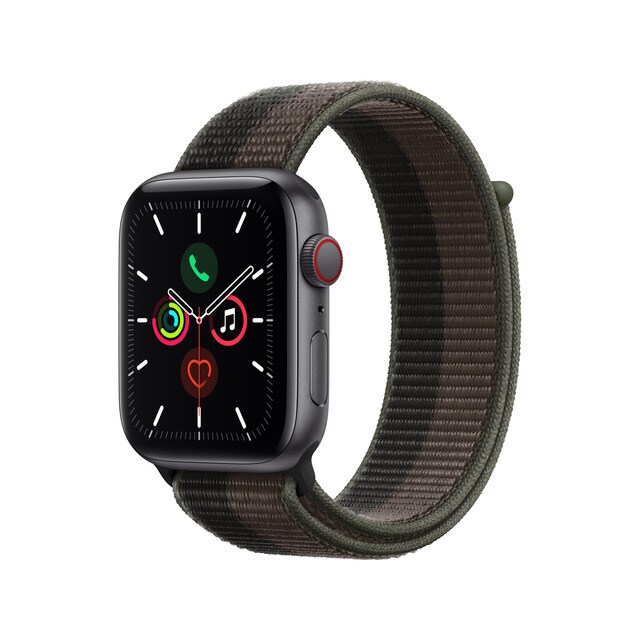 Apple Watch SE GPS + Cellular, 44 mm space grey aluminium case - Tornado /  Grey athletic loop strap · Electronics · El Corte Inglés